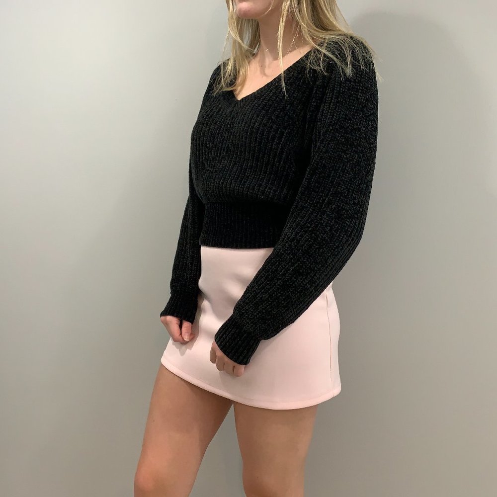 Urban Outfitters crushed velvet sweater